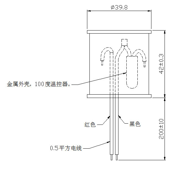 灌腸儀電磁線(xiàn)圈產(chǎn)品側(cè)面圖